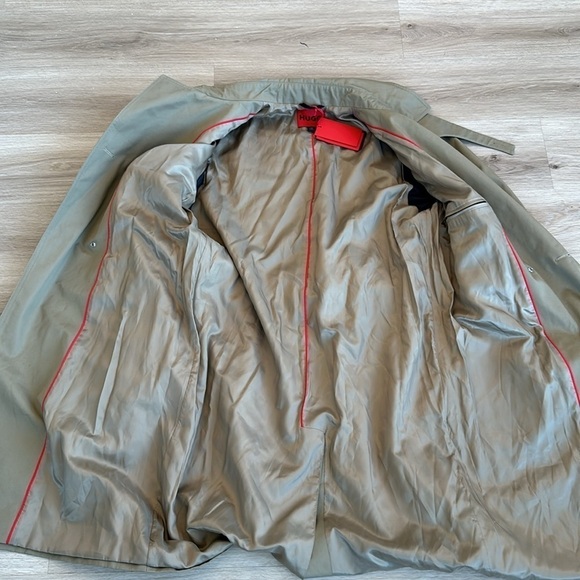 Hugo WATER-REPELLENT TRENCH COAT WITH BELTED CLOSURE - Picture 9 of 9